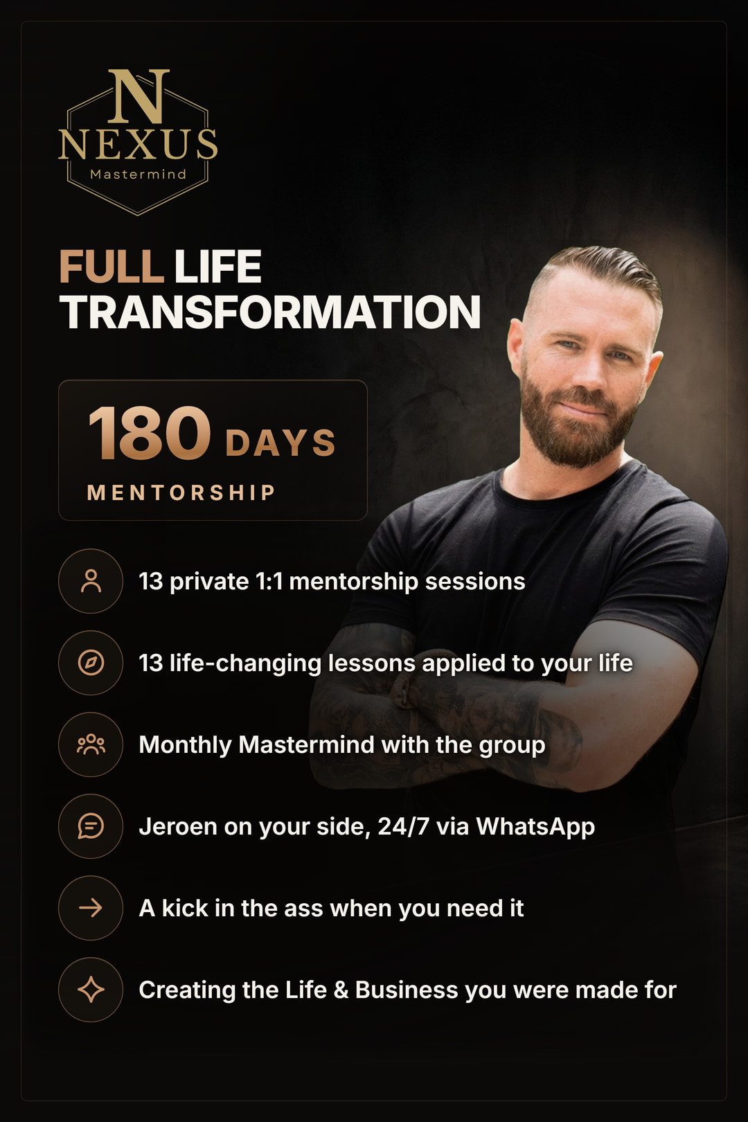 Full Life Transformation, 180 day mentorship